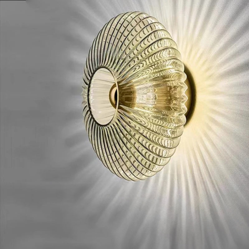 Elegantes Glas | Glas-Wandleuchte