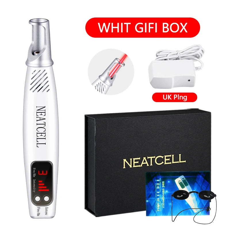 Intelligenter Tattoo-Entfernungs-Laserstift - Entfernt Muttermale, Sommersprossen, Akne, Tattoos