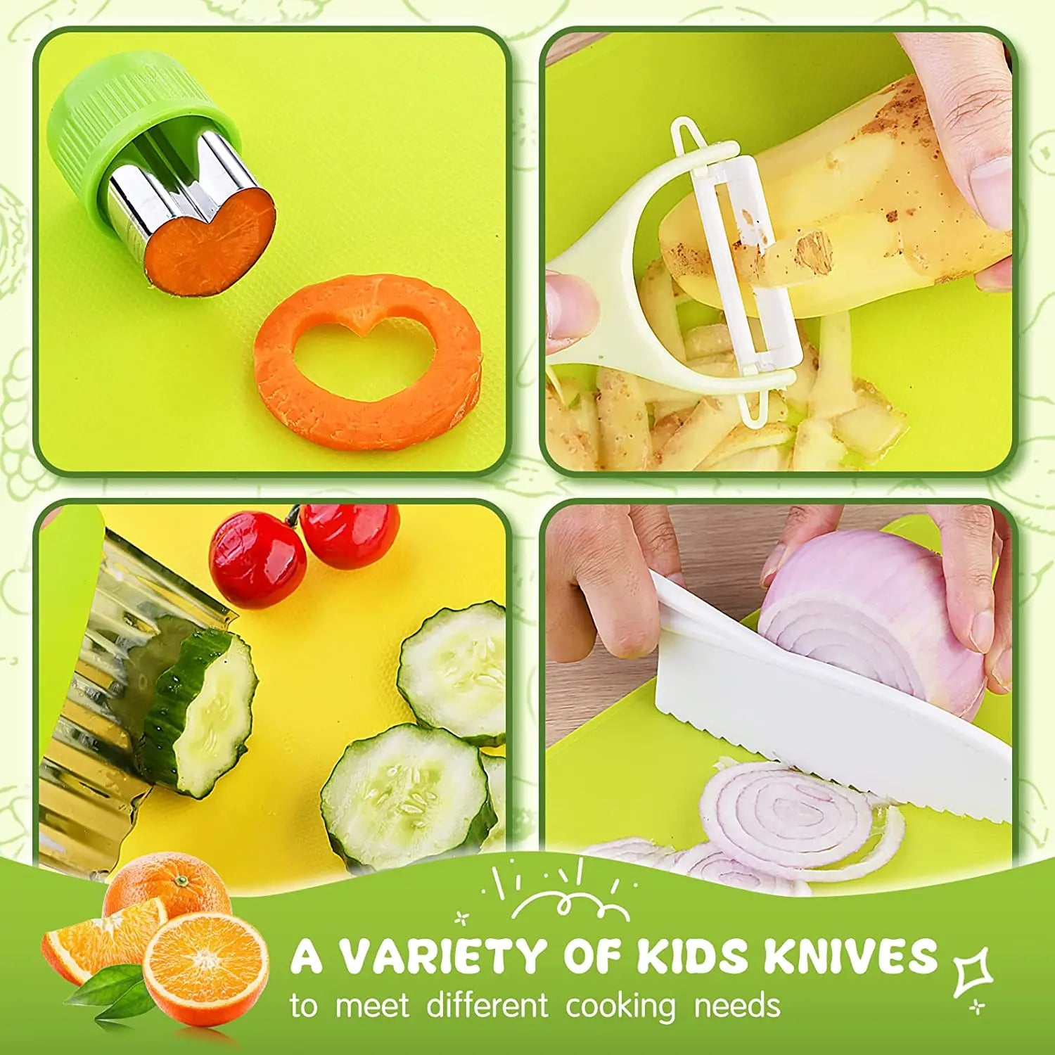 Ensemble Junior Chef™ - Découpe sécurisée - Ensemble de cuisine pour enfants