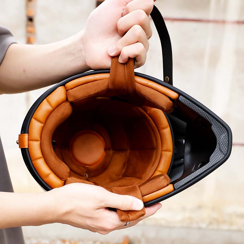 Karbonfiber helhjelm for motorsykkel | F389TS