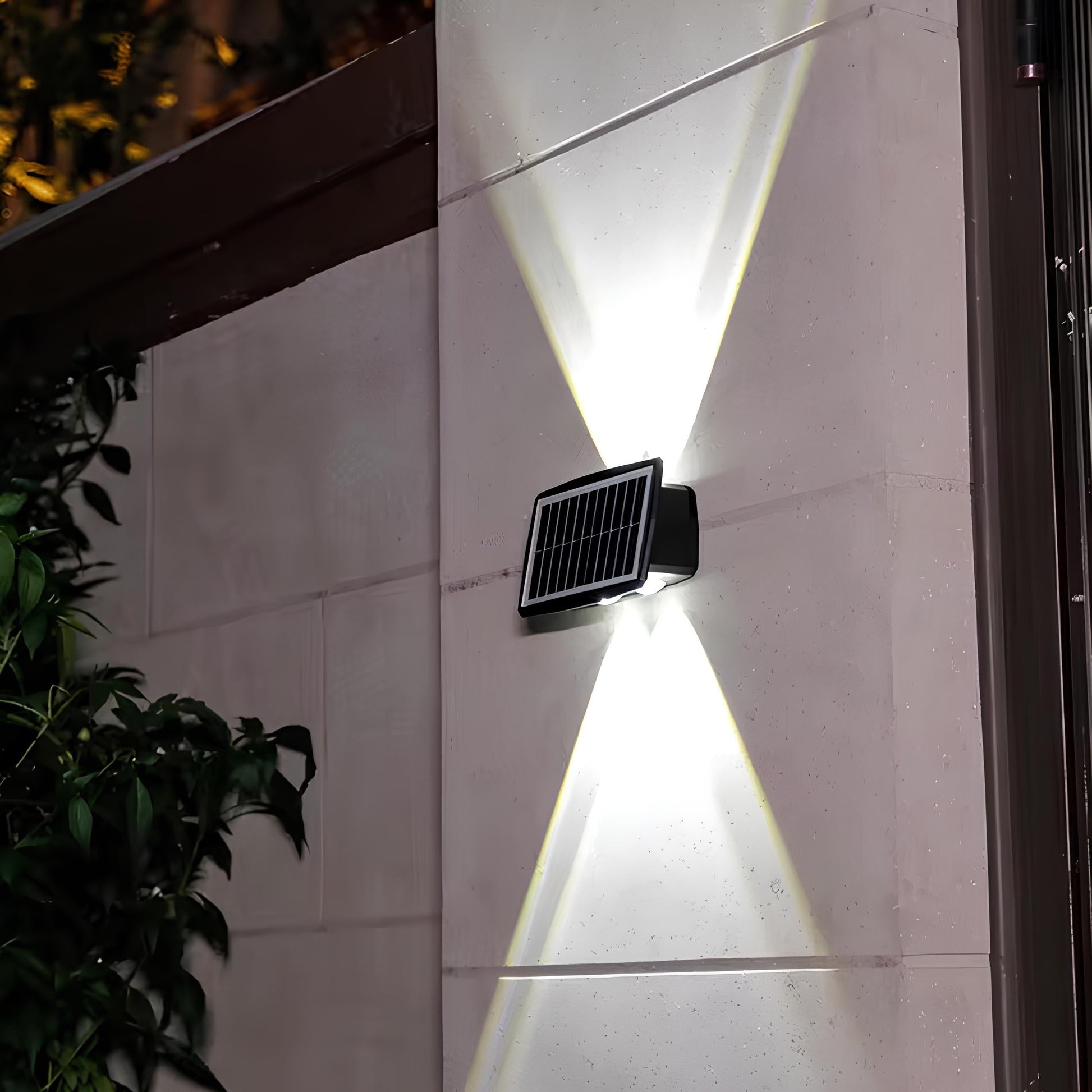 Applique murale solaire pour allées extérieures – Lanterne LED économe en énergie