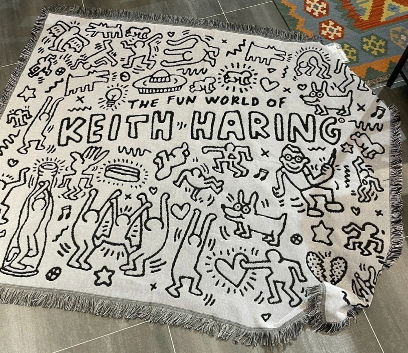 Keith Haring pusselpläd