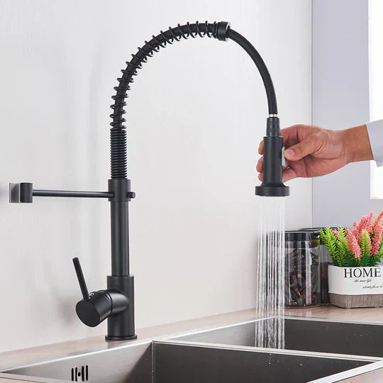 Aquaspin - robinet de cuisine avec rotation à 360 degrés