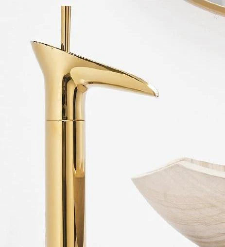 Robinet de lavabo de salle de bain antique style cascade
