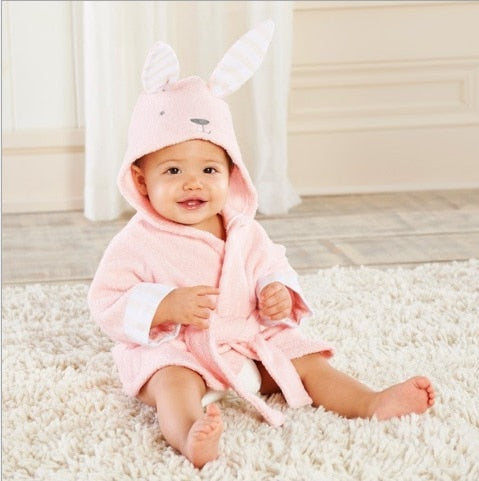 Animal lovers bathrobes | Cuddly hood made of soft cotton for toddlers