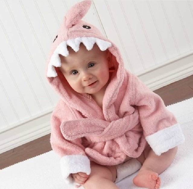 Animal lovers bathrobes | Cuddly hood made of soft cotton for toddlers