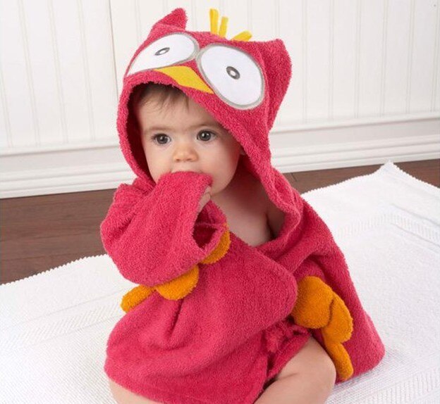 Animal lovers bathrobes | Cuddly hood made of soft cotton for toddlers