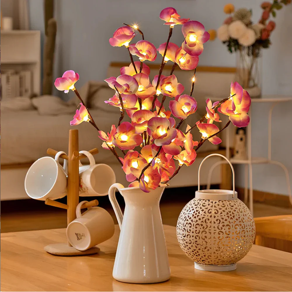 Enchanted Blossom LED-grenljus – Elegant dekorativ belysning för alla utrymmen