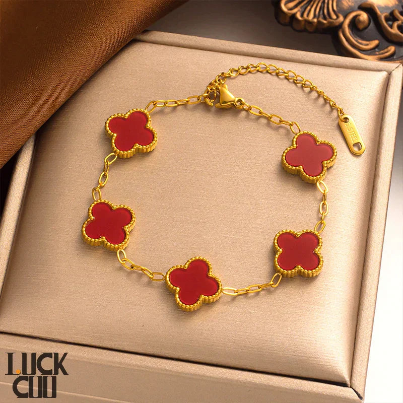 Bracelet Trèfle Porte-bonheur