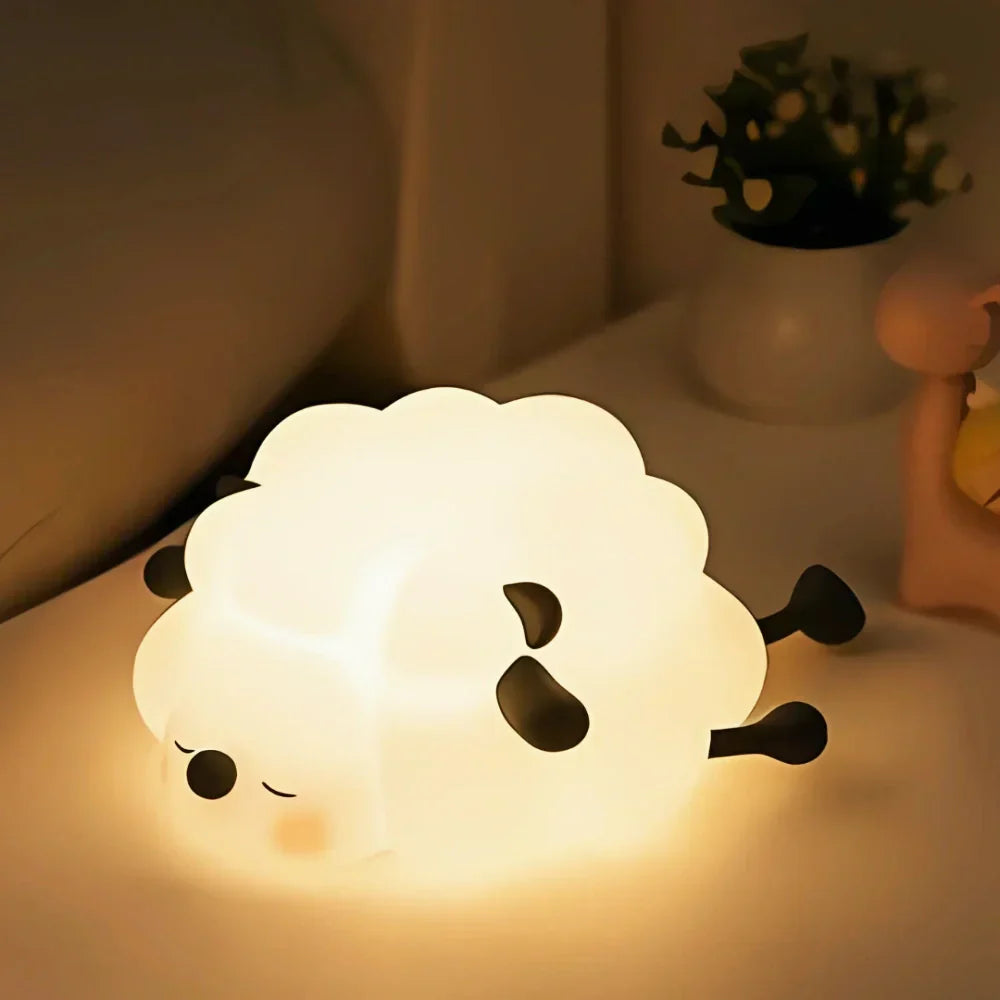 Veilleuse GlowBuddy Squishy – Lampe de nuit LED adorable