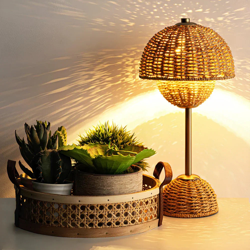 Lampe de table EcoBamboo – Éclairage durable et minimaliste pour espaces modernes