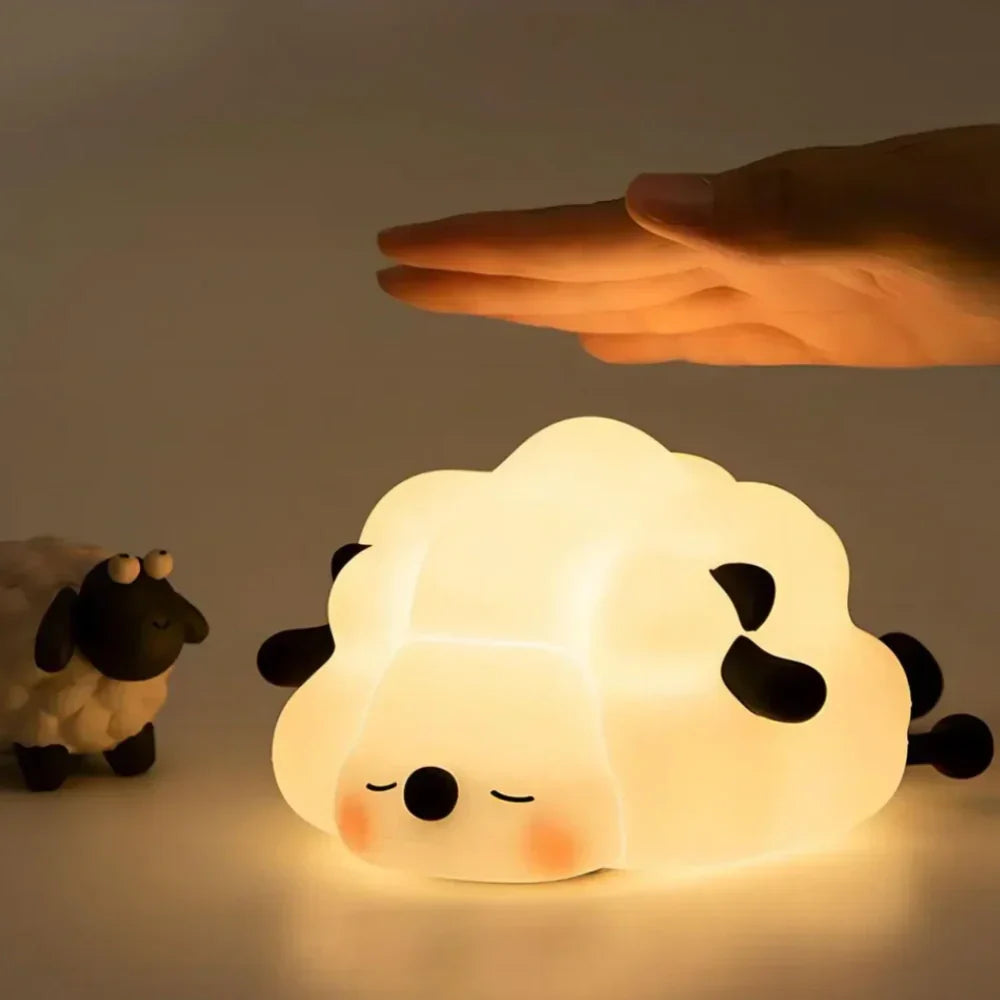 Veilleuse GlowBuddy Squishy – Lampe de nuit LED adorable