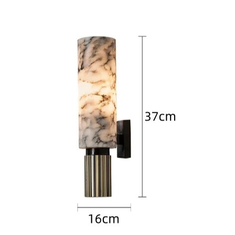 Marmor Wandlampe