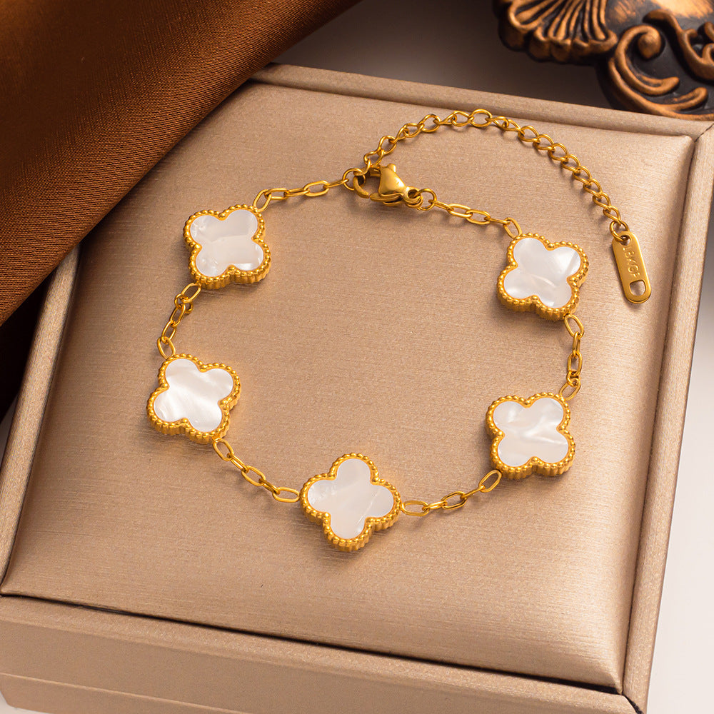 Bracelet Trèfle Porte-bonheur