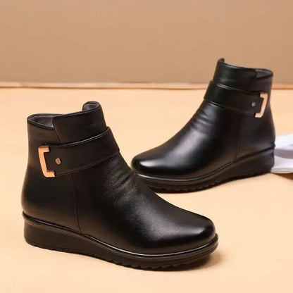 Bottines Élégantes en Cuir